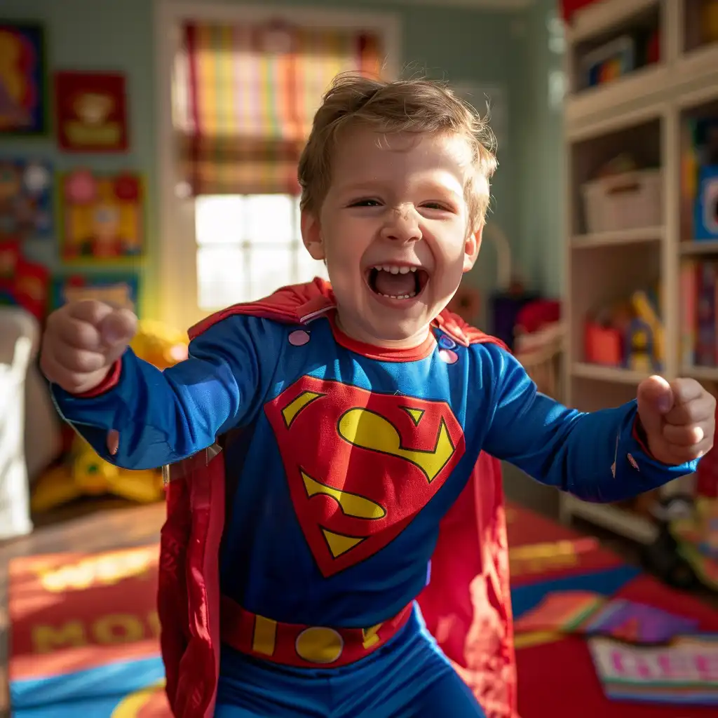 Waarom elk kind een supermanpak moet hebben